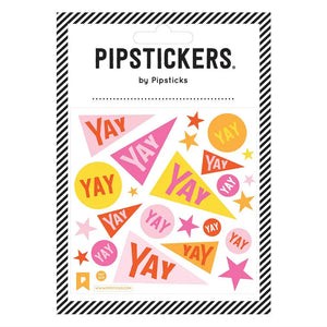 Fuzzy Yay Flags Sticker Sheet 196 TOYS CHILD Pipsticks 
