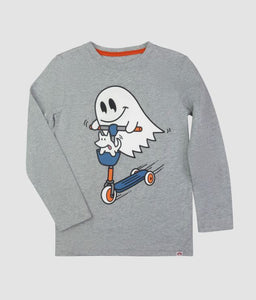 Ghost Scooter Grey Top 140 BOYS APPAREL 2-8 Appaman 2 