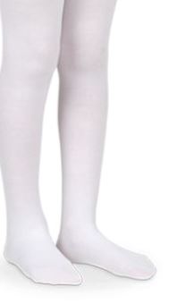 Girls Microfiber Tights 110 ACCESSORIES CHILD Jefferies Socks White 2-4 