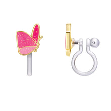 Glitter Butterfly Earrings 110 ACCESSORIES CHILD Girl Nation Clip-On 
