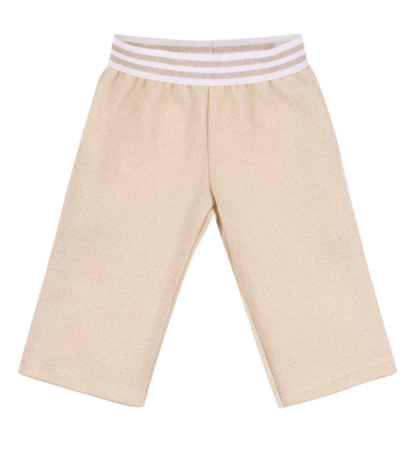 Gold Shimmer Knit Pants 150 GIRLS APPAREL 2-8 EMC 2 