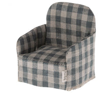 Green Plaid Mouse Chair 196 TOYS CHILD Maileg 