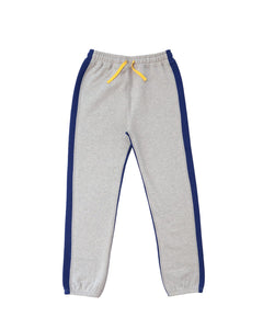 Grey & Blue Organic Sweatpants 140 BOYS APPAREL 2-8 Crann Organic 