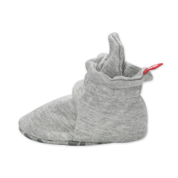 Grey Cotton Bootie 100 ACCESSORIES BABY Zutano 