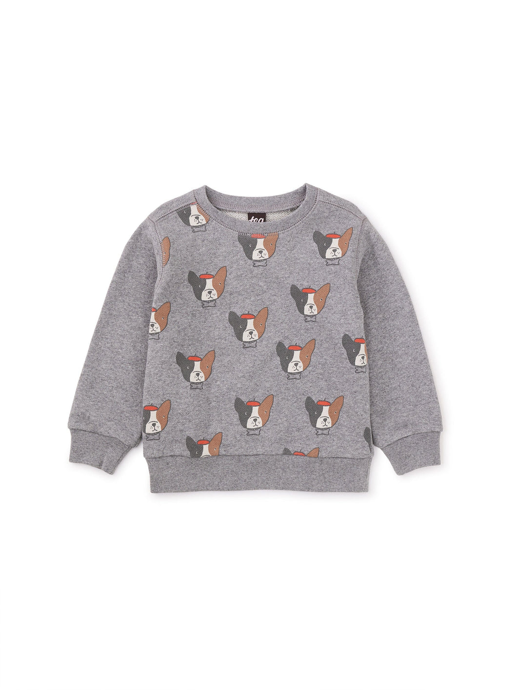 Grey Frenchie Sweater 130 BABY BOYS/NEUTRAL APPAREL Tea 3-6m 