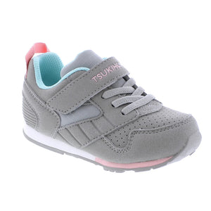 Grey/Pink Racer Sneaker (Baby) 100 ACCESSORIES BABY Tsukihoshi Shoes 6 shoe 