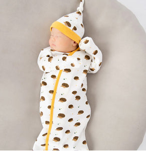 Gus The Hedgehog Gown And Hat Set 130 BABY BOYS/NEUTRAL APPAREL Magnetic Me 