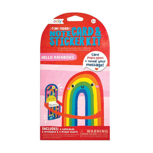 Hello Rainbows Note Cards & Sticker Set 196 TOYS CHILD OOLY 