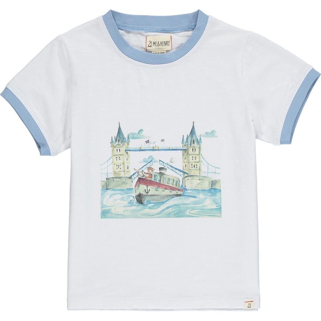 Henry Tower Bridge Tee 999 DISTRESS Me+Henry 3-6m 