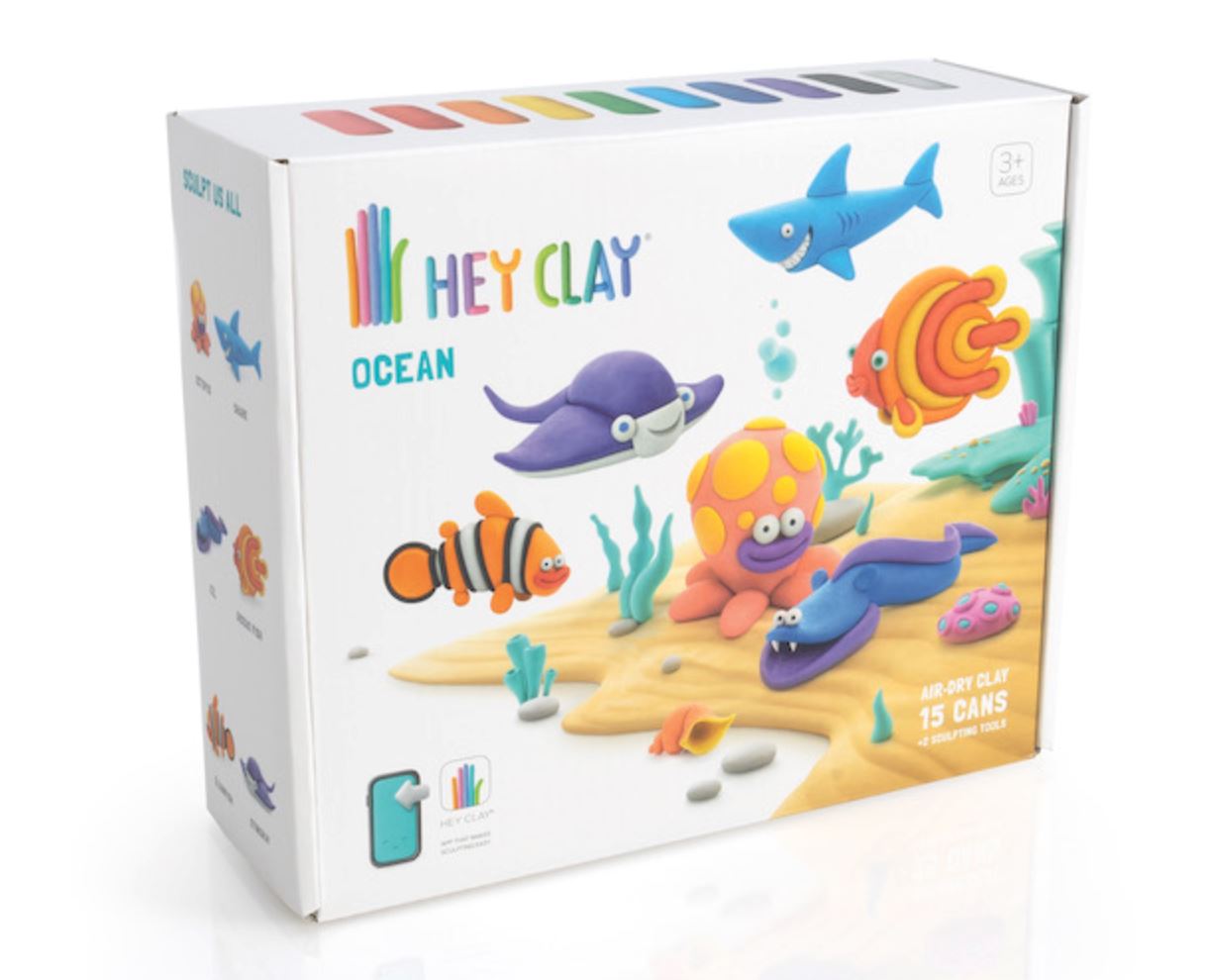 Hey Clay Modeling Sets 196 TOYS CHILD Fat Brain Toys Ocean 