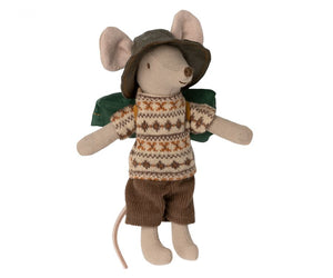 Hiker Brother Mouse-Brown Shorts 196 TOYS CHILD Maileg 