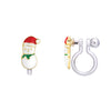 Holiday Clip-on Earrings 110 ACCESSORIES CHILD Girl Nation Snowman 