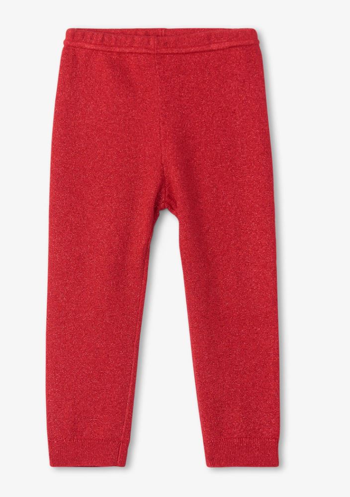 Holiday Red Shimmer Legging 120 BABY GIRLS APPAREL Hatley Kids 0-6m 