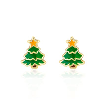 Holiday Stud Earring 110 ACCESSORIES CHILD Girl Nation Christmas Tree 