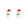 Holiday Stud Earring 110 ACCESSORIES CHILD Girl Nation Snowman 
