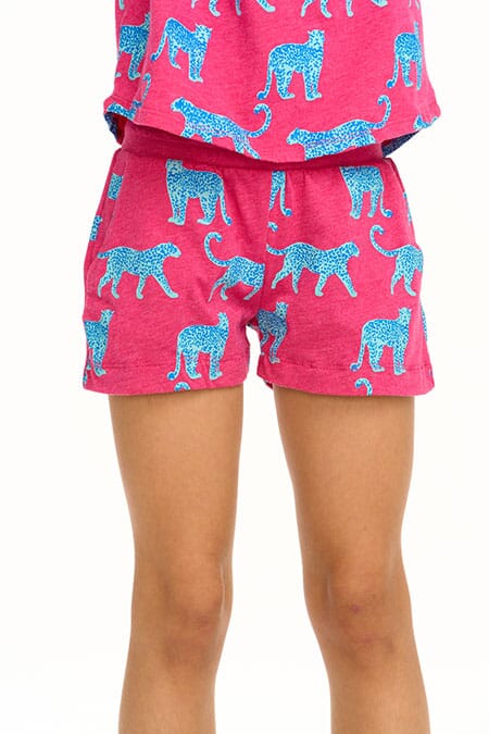 Hot Pink Cheetah Shorts 160 GIRLS APPAREL TWEEN 7-16 Chaser 7 