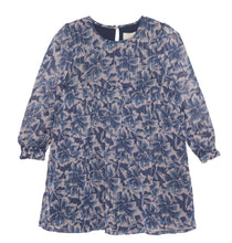 Indigo Blue Floral Dress 150 GIRLS APPAREL 2-8 Creamie 2 