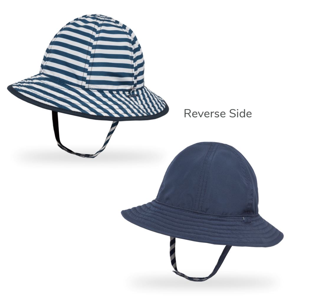 Infant Sunskipper Bucket Hats Sunday Afternoons Navy/Stripe 0-6m