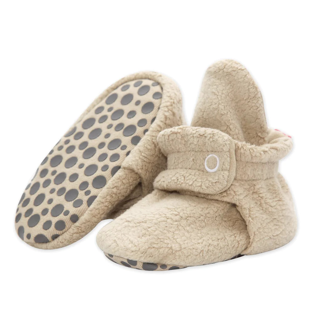 Khaki Fleece Bootie 100 ACCESSORIES BABY Zutano 