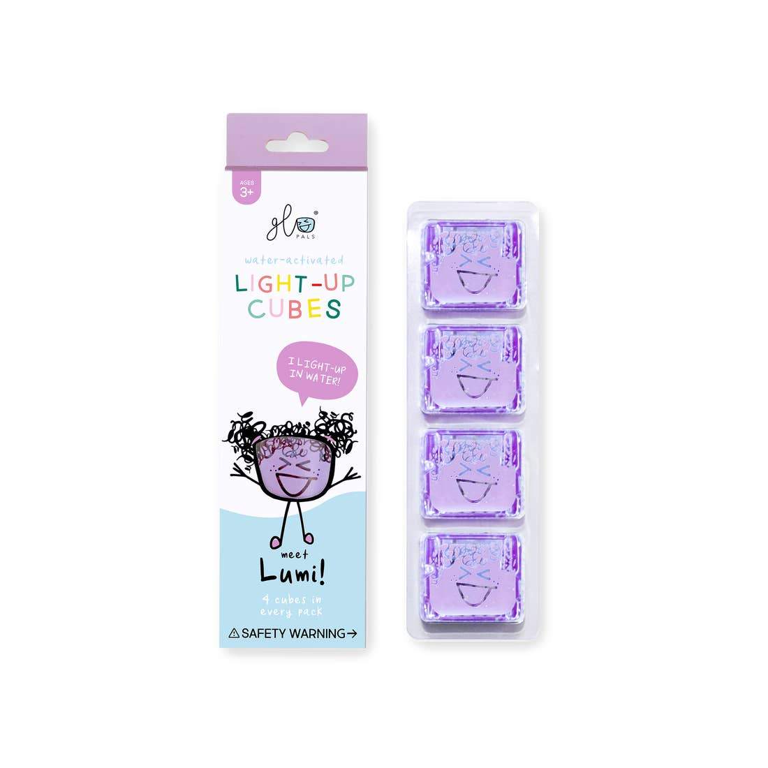 Light Up Cubes Impulse Glo Pals Purple (Lumi) 