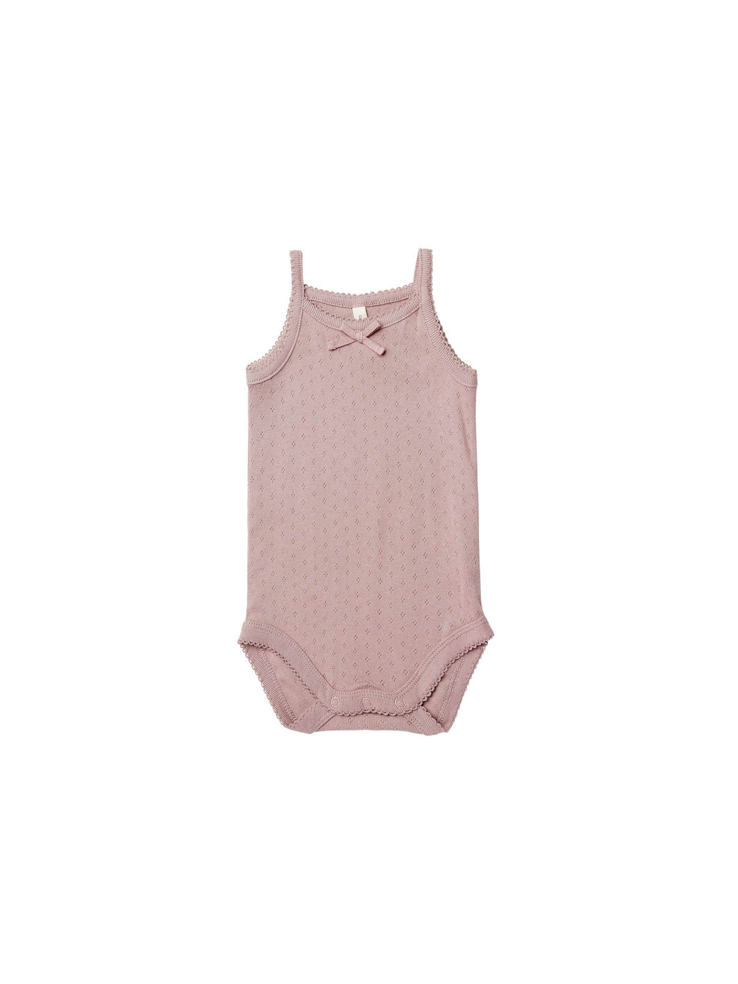 Lilac Pointelle Tank Onesie 120 BABY GIRLS APPAREL Quincy Mae 0-3m 