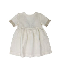 Linen V-Neck Dress 150 GIRLS APPAREL 2-8 Tiny Souls 2 