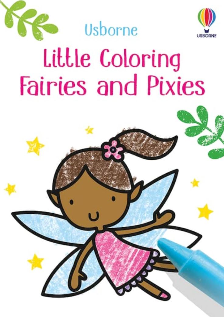 Little Coloring Books 192 GIFT CHILD Usborne Books Fairies And Pixies 