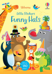 Little Stickers 192 GIFT CHILD Usborne Books Funny Hats 
