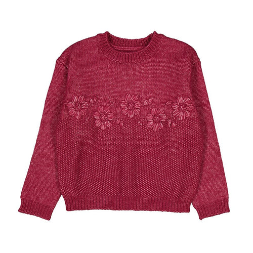 Magenta Floral Sweater 150 GIRLS APPAREL 2-8 Mayoral 2T 