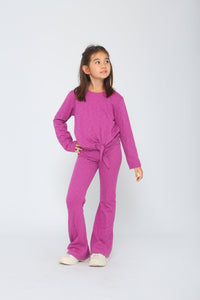 Magenta Riley Twist Top 160 GIRLS APPAREL TWEEN 7-16 Joyous and Free 