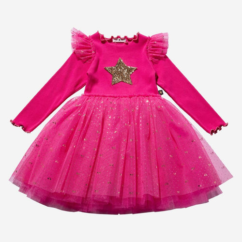 Magenta Star Frill Tutu Dress 150 GIRLS APPAREL 2-8 Petite Hailey 2 