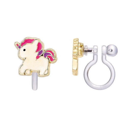 Magical Unicorn Earrings 110 ACCESSORIES CHILD Girl Nation Clip-on 