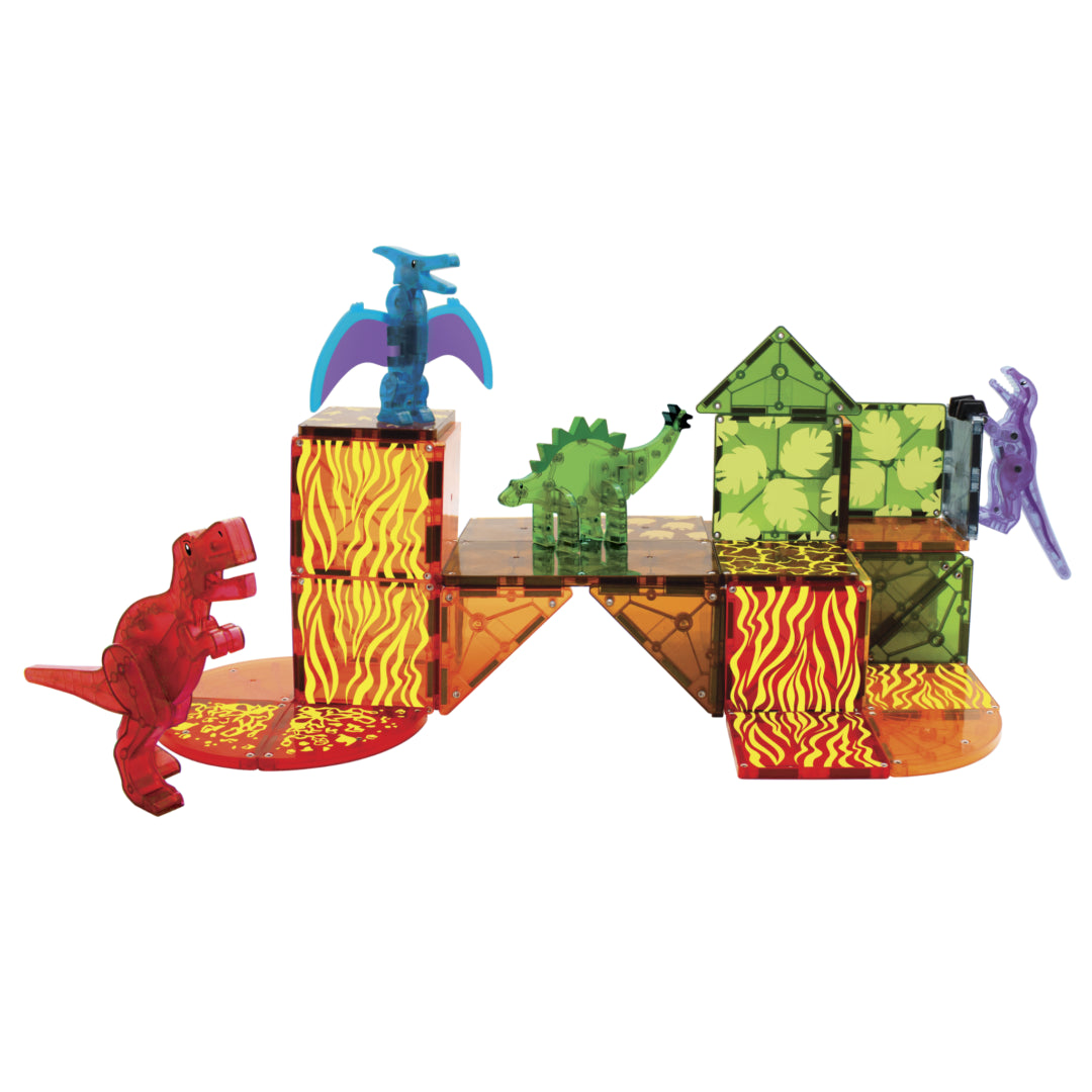 Magna-Tiles Dino World 40-Piece Set 196 TOYS CHILD Magnatiles 