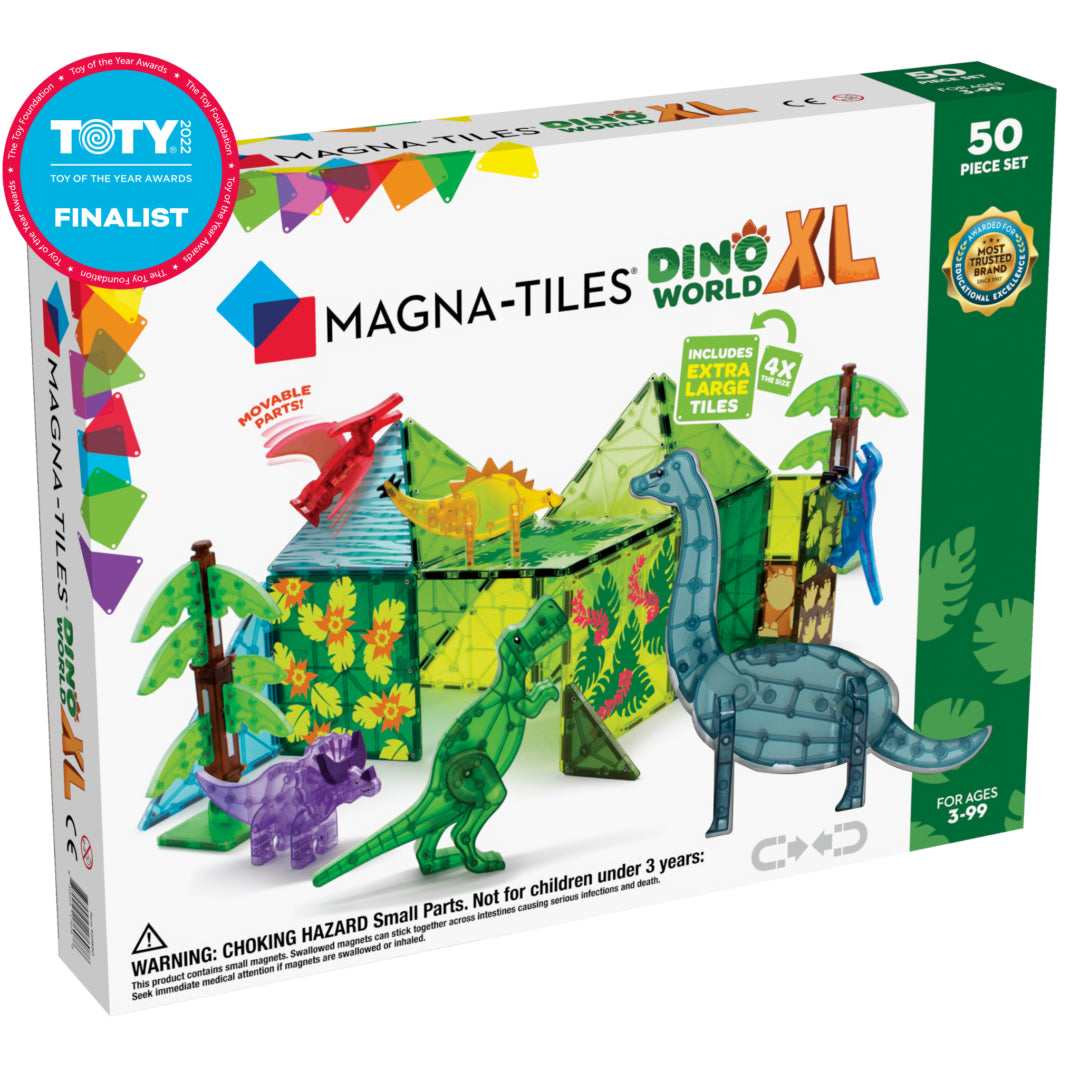 Magna-Tiles Dino World XL-50 Piece Set 196 TOYS CHILD Magnatiles 