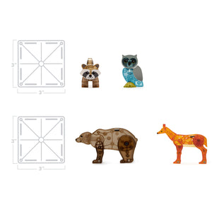 Magna-Tiles Forest Animals 25-Piece Set 196 TOYS CHILD Magnatiles 