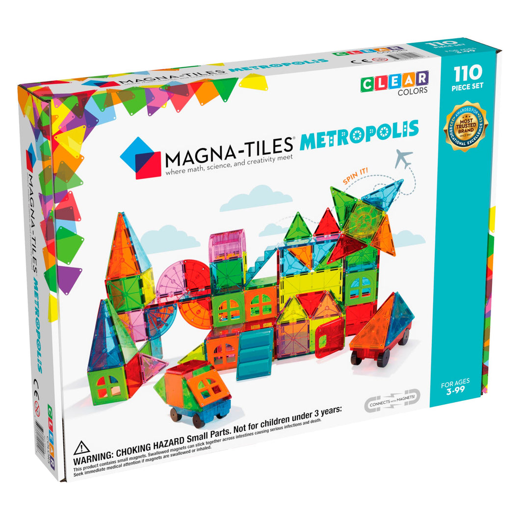 Magna-Tiles® Metropolis 110-Piece Set 196 TOYS CHILD Magnatiles 