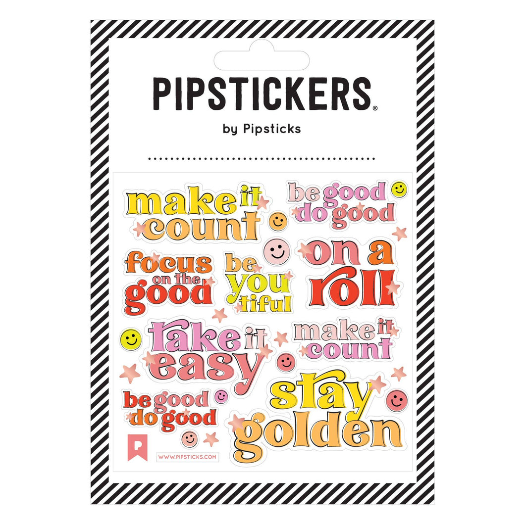 Make It Count Sticker Sheet 192 GIFT CHILD Pipsticks 
