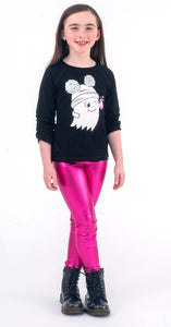 Metallic Fuchsia Legging 150 GIRLS APPAREL 2-8 Appaman 