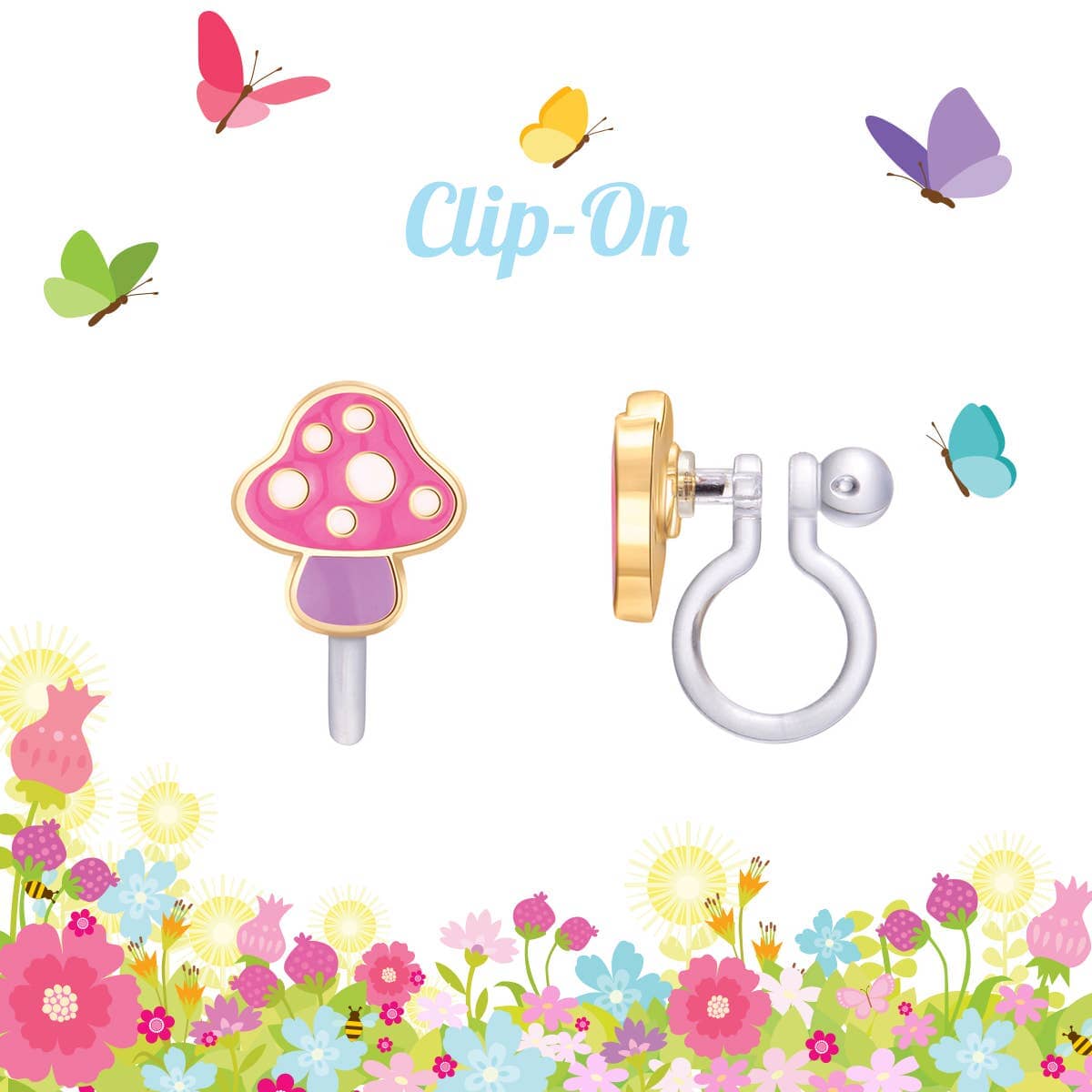 Mini Mushroom Cuties Earrings 110 ACCESSORIES CHILD Girl Nation 