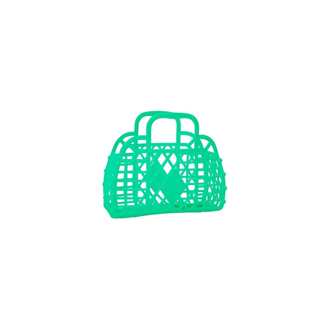 Mini Retro Jelly Basket 110 ACCESSORIES CHILD Sun Jellies Green 