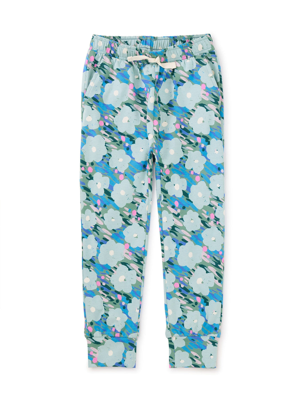 Monet's Garden Joggers 150 GIRLS APPAREL 2-8 Tea 2 