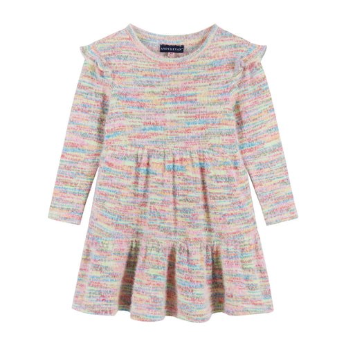 Multicolor Knit Layer Dress 150 GIRLS APPAREL 2-8 Andy & Evan 2 