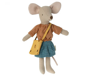 Mum Mouse w Stripe Top 196 TOYS CHILD Maileg 