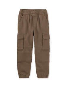 Mushroom Cargo Joggers 140 BOYS APPAREL 2-8 Tea 