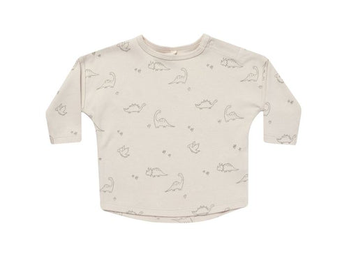 Natural Dino Top 130 BABY BOYS/NEUTRAL APPAREL Quincy Mae 6-12m 