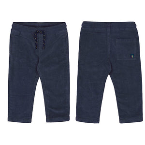 Navy Lined Corduroys 130 BABY BOYS/NEUTRAL APPAREL Mayoral 6m 