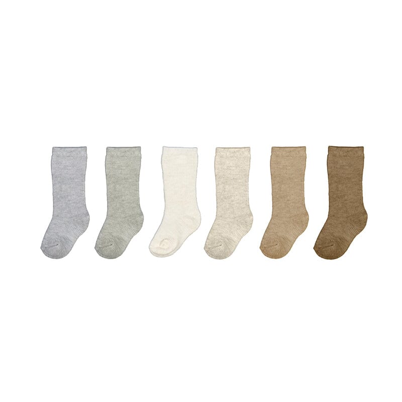 Neutrals Set of 6 Socks 100 ACCESSORIES BABY Mayoral 