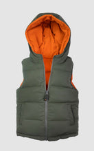 Orange/Olive Reversible Vest 140 BOYS APPAREL 2-8 Appaman 