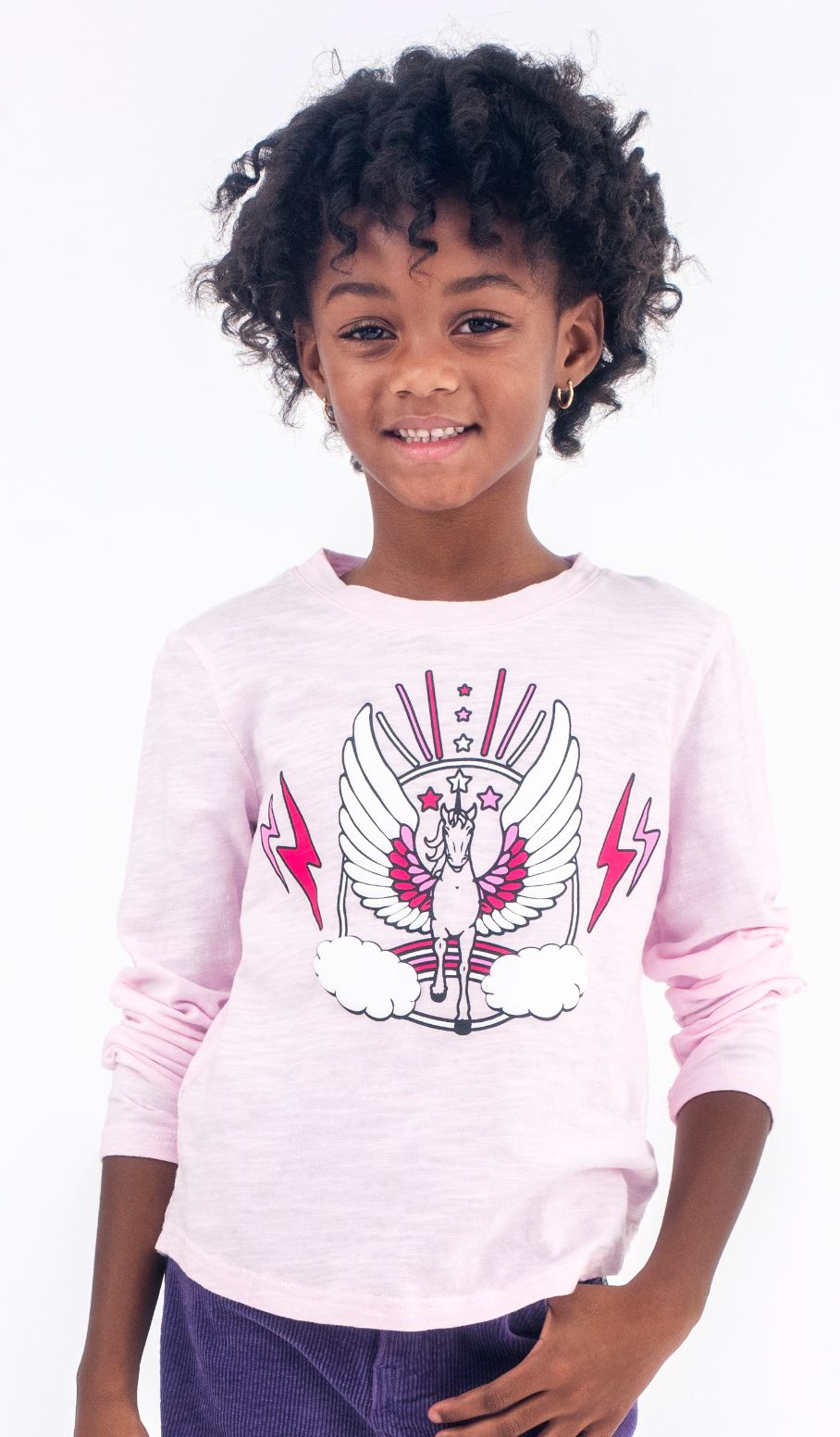 Orchid Pink Pegasus Top 150 GIRLS APPAREL 2-8 Appaman 