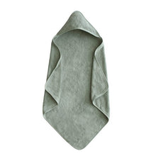 Organic Cotton Baby Hooded Towel 180 BABY GEAR Mushie Moss 